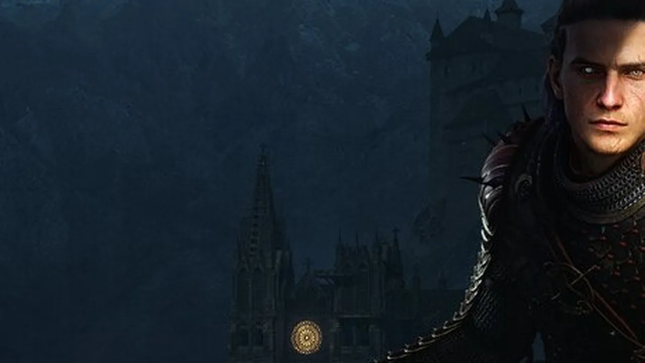 Coen standing with sword between day and night halves of the valley