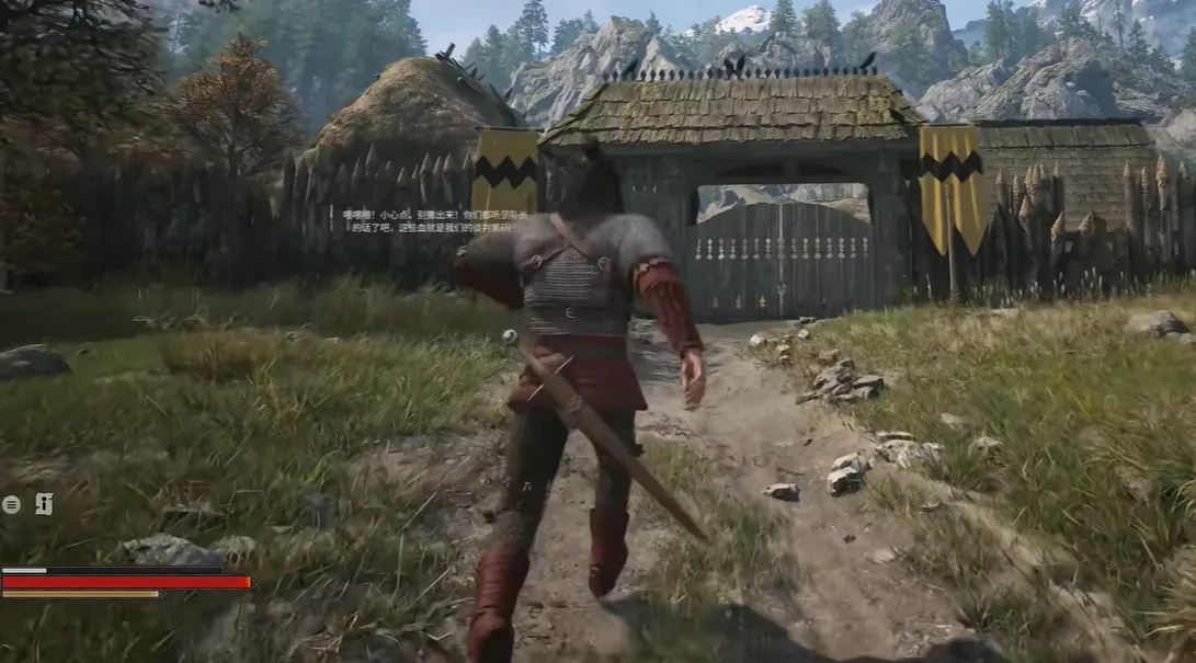 The gates of Ambrus's dungeon outpost